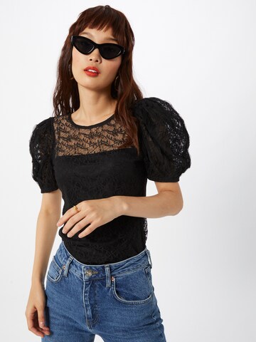 River Island Blouse in Zwart: voorkant