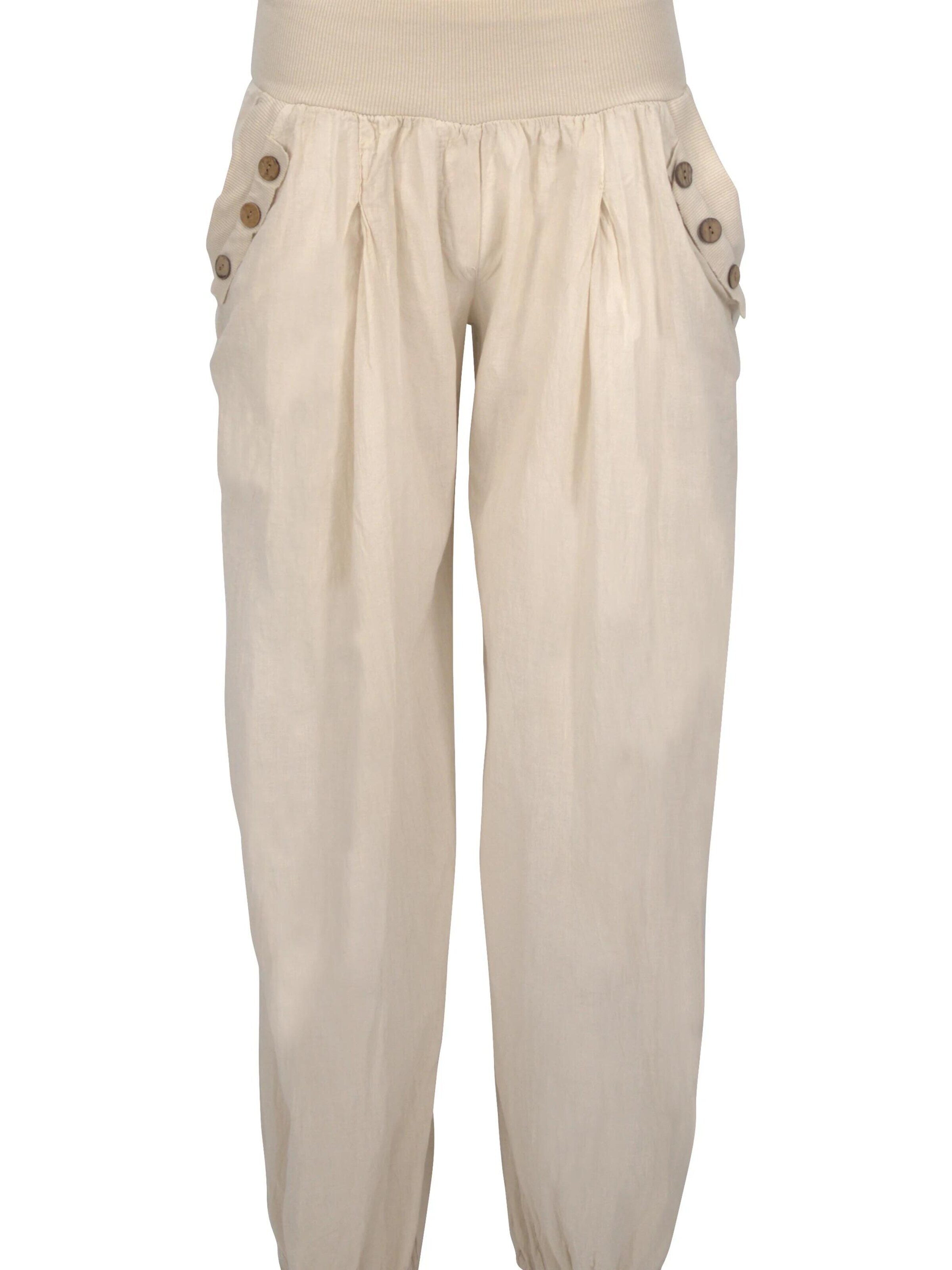 malito more than fashion Loose fit Harem Pants in Beige