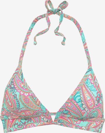 VENICE BEACH Triangle Bikini top in Mixed colours: front