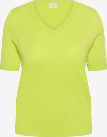 Pull-over 'Lizzy' KAFFE CURVE en vert : devant