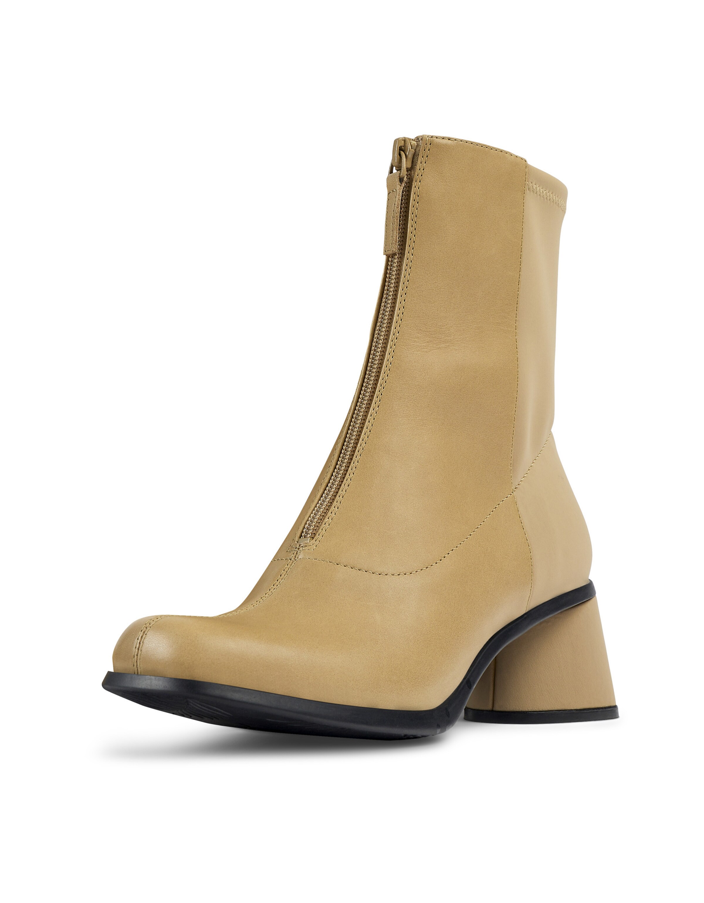 CAMPER Enkellaarsjes 'Kiara' in Beige: voorkant