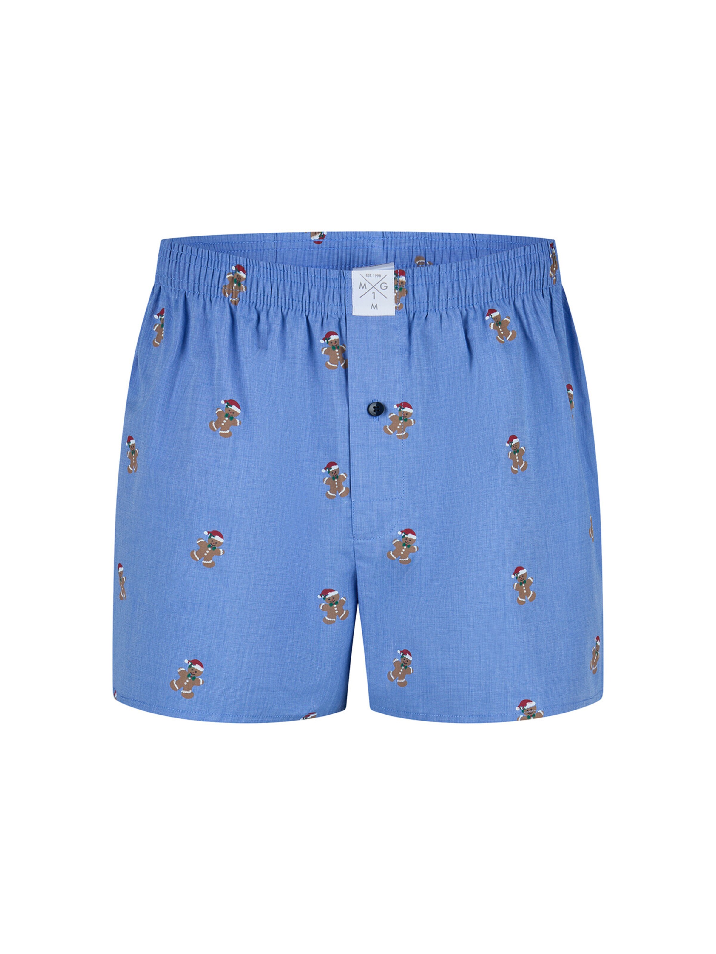 MG-1 Boxer shorts ' Sugar Cane ' in Blue