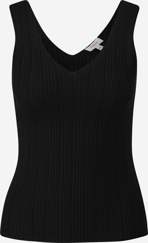 Tops en tricot s.Oliver en noir : devant