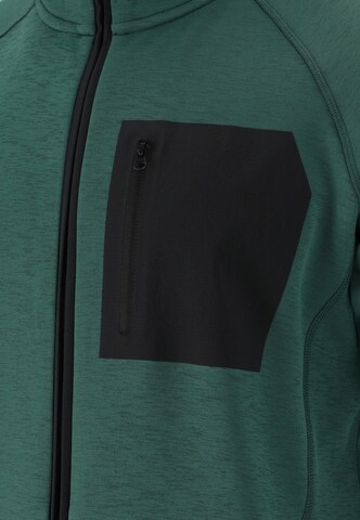 ENDURANCE Athletic Fleece Jacket 'Deerto' in Green