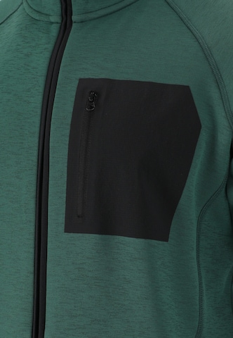 ENDURANCE Athletic Fleece Jacket 'Deerto' in Green