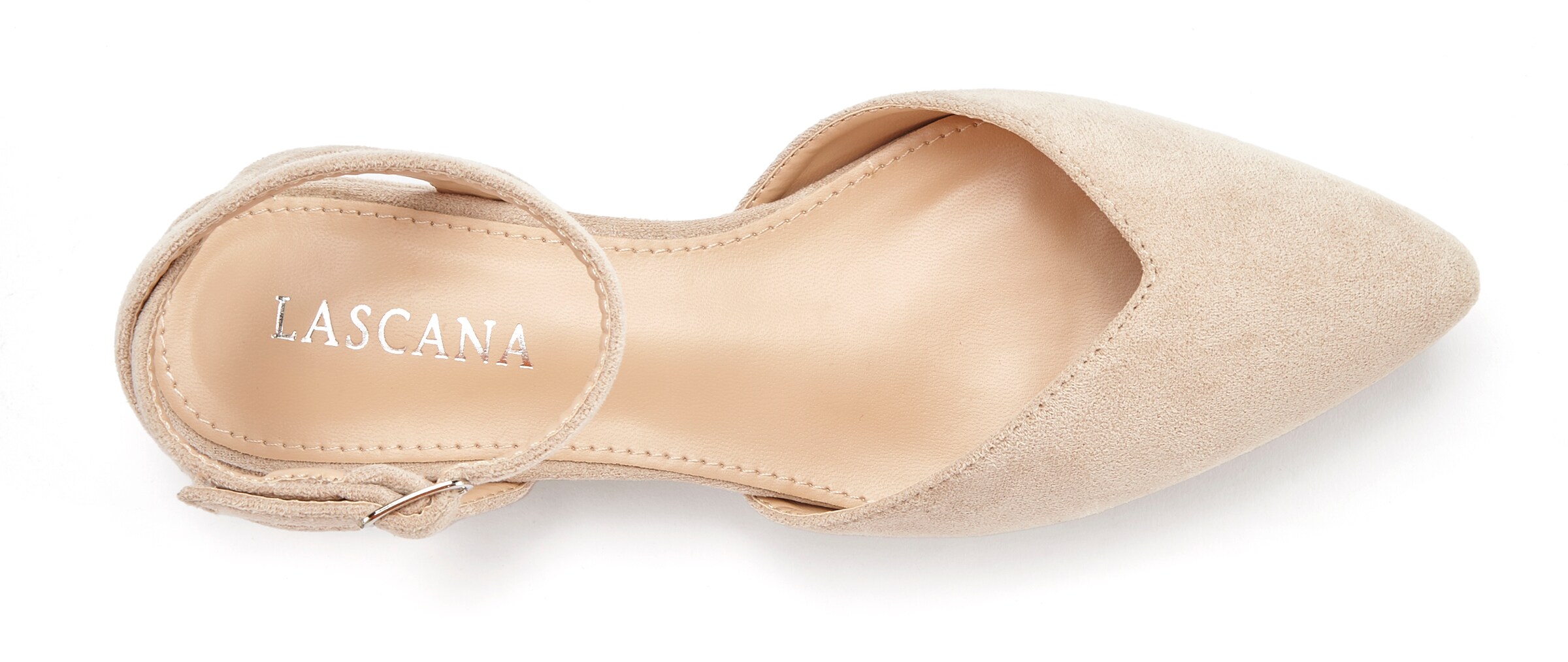 LASCANA Strap ballerina in Beige