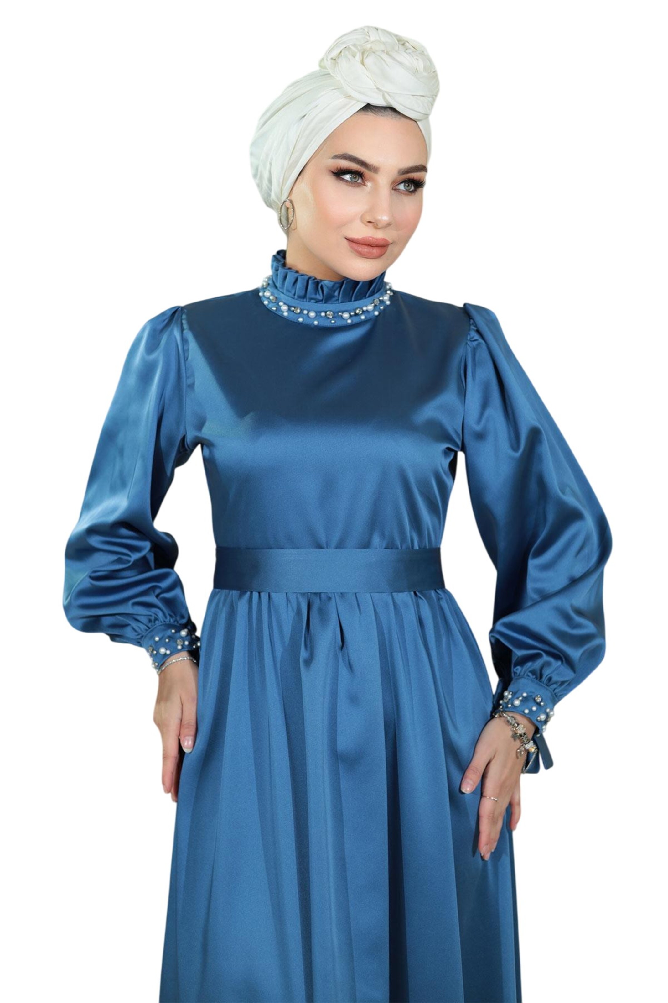 MODAMIHRAM Evening Dress in Blue