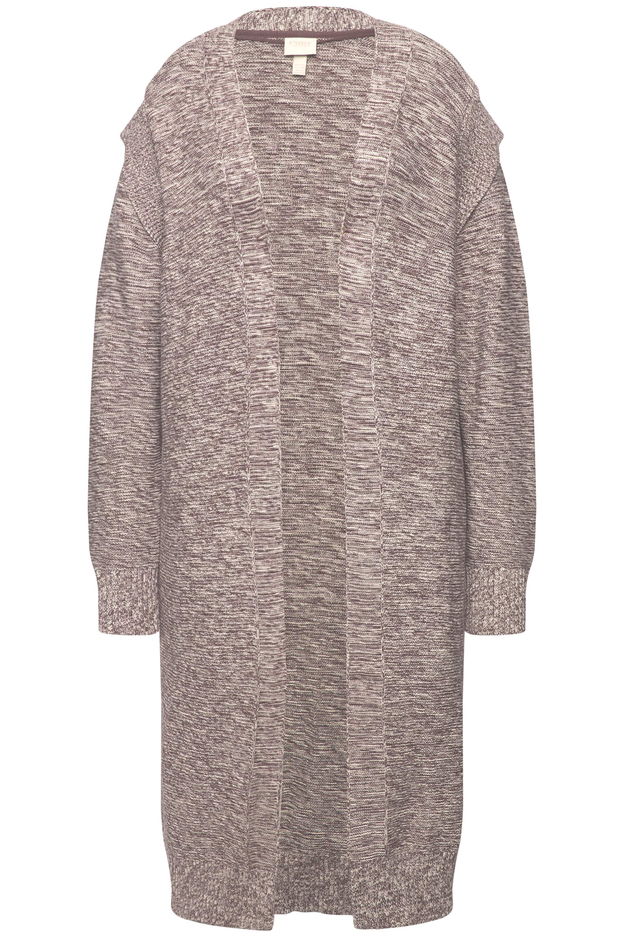 Ulla Popken Gebreid vest in Bruin: voorkant