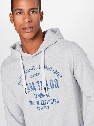 TOM TAILOR Sweatshirt in Grau