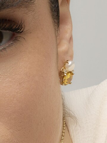 Luxenter - Pendientes 'WARD' en amarillo
