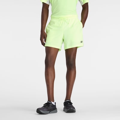 new balance Pantalon de sport 'Fast Days 5' en L en citron vert, Vue avec produit