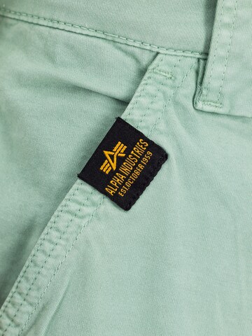 ALPHA INDUSTRIES Regular Cargohose 'Task Force' in Grün