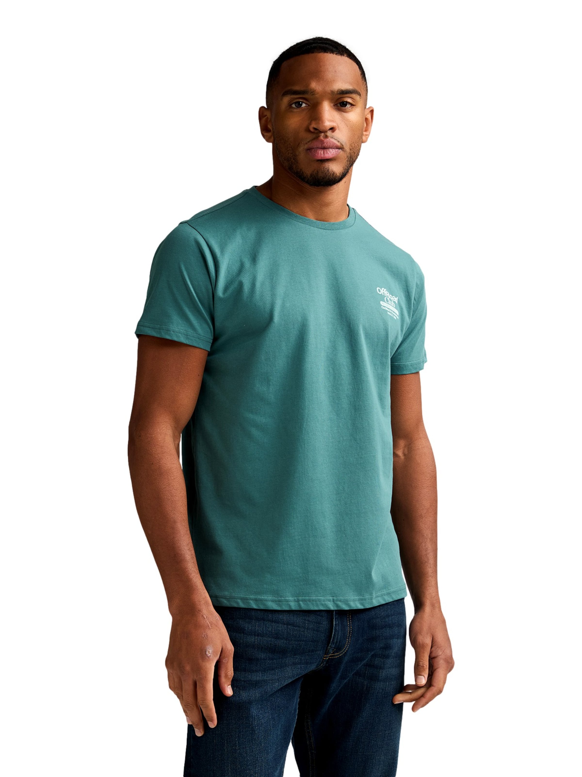 T-Shirt Petrol Industries en vert : devant