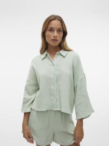 VERO MODA Blouse 'NATALI' in Green: front