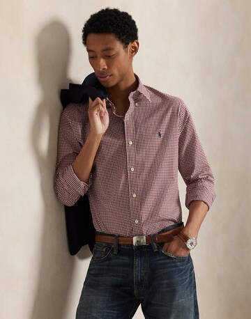 Polo Ralph Lauren Средняя посадка Рубашка в Красный: спереди