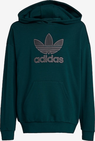 Felpa di ADIDAS ORIGINALS in verde: frontale
