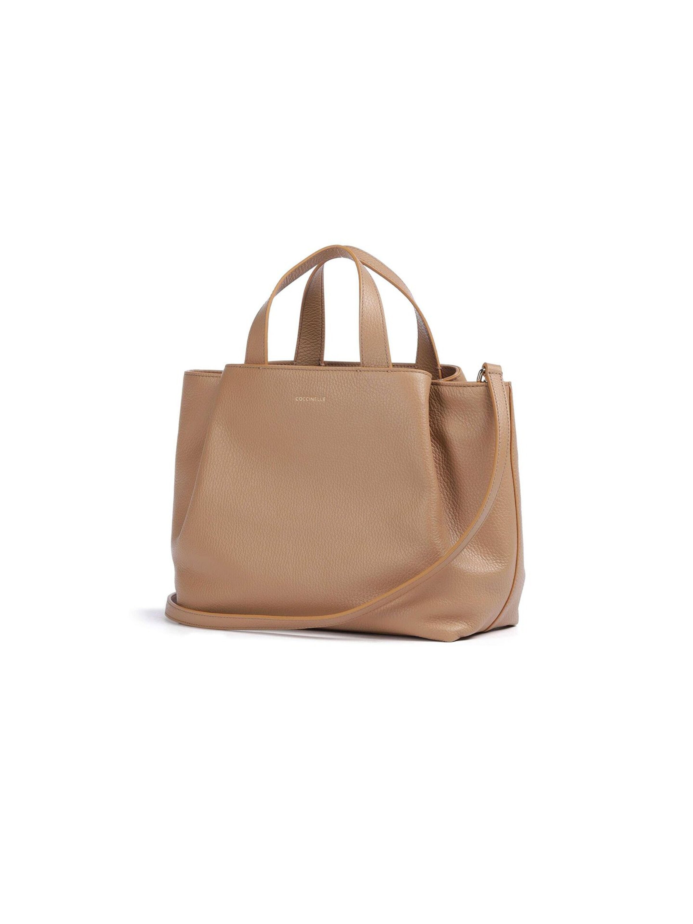 Coccinelle Handtas 'Malory' in Beige