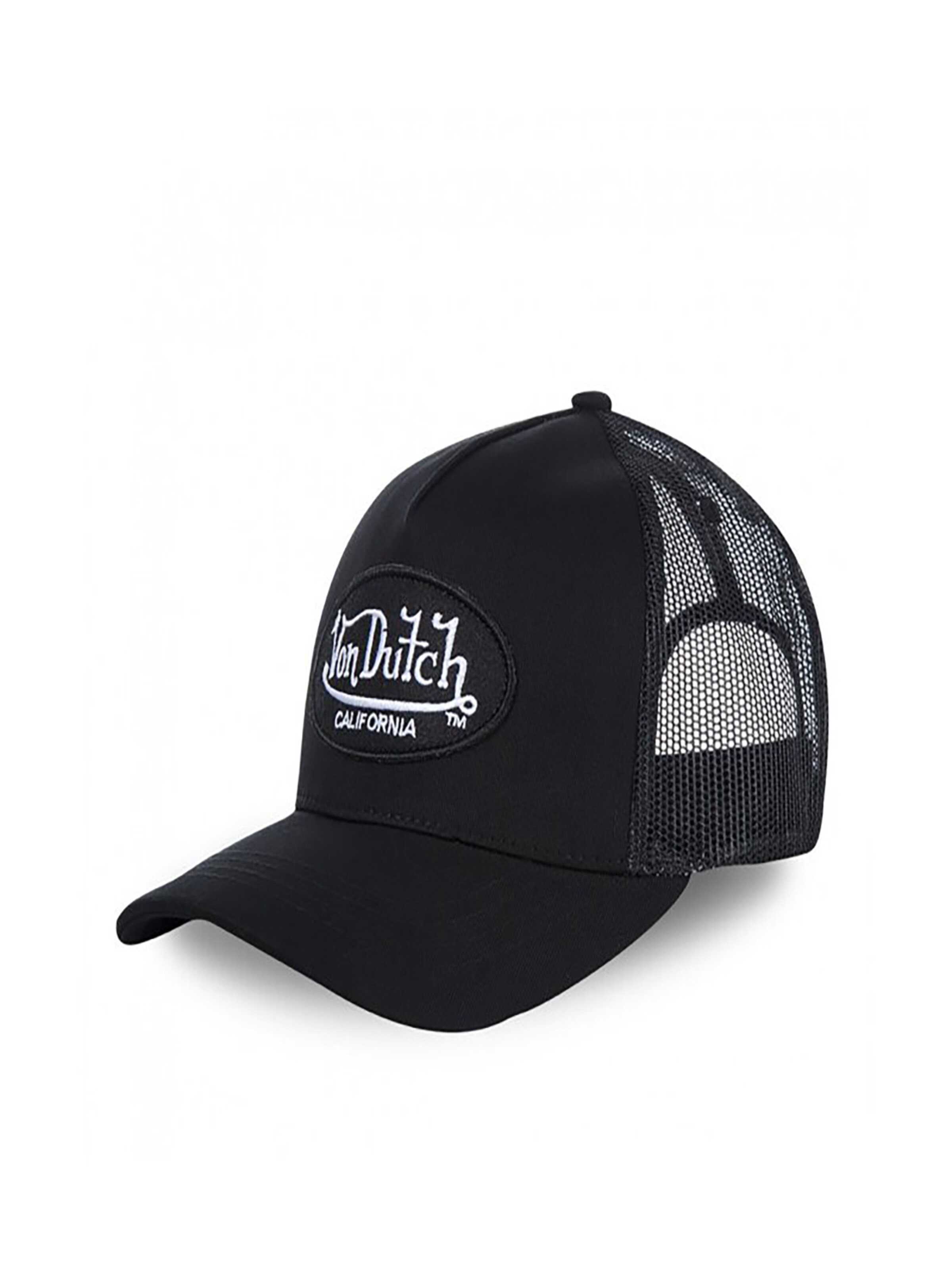 Von Dutch Cap 'Classic' in Schwarz: Vorderseite