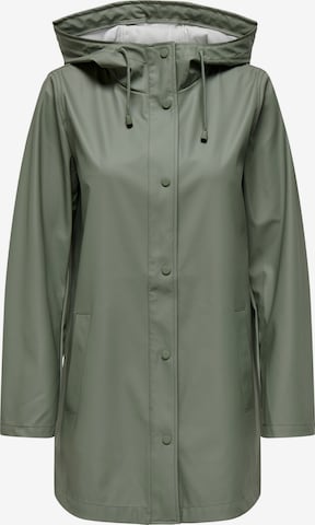 Manteau mi-saison ONLY en vert : devant