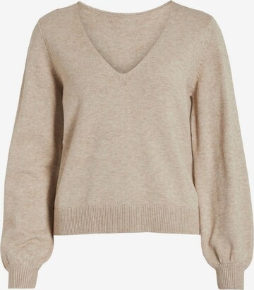 Pull-over 'RIL' VILA en beige : devant