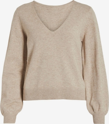 VILA Sweater 'VIRil' in Beige: front