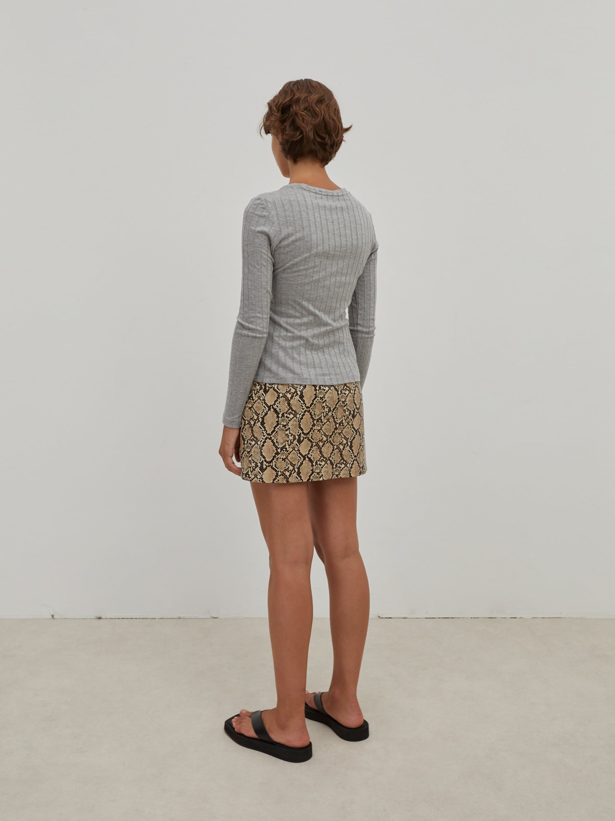 EDITED Produits T-shirt 'Elin' gris chiné