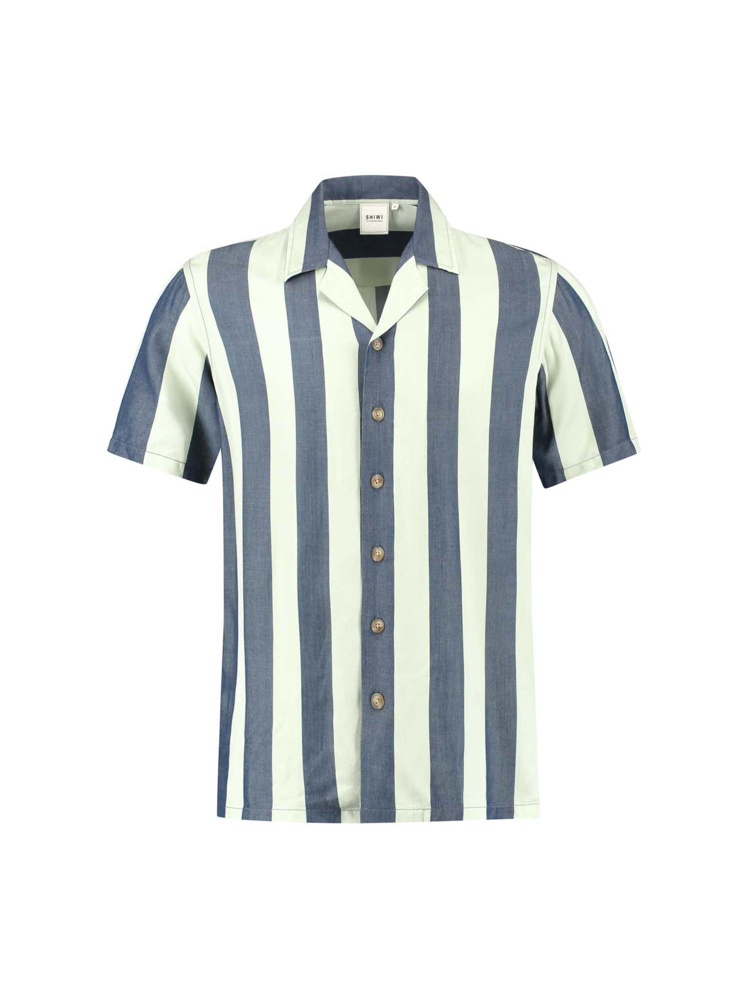 Shiwi Regular fit Button Up Shirt 'Cooper' in Blue: front