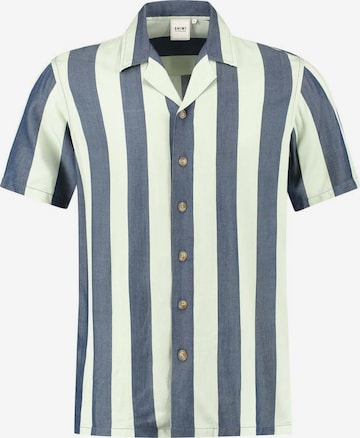 Coupe regular Chemise 'Cooper' Shiwi en bleu : devant