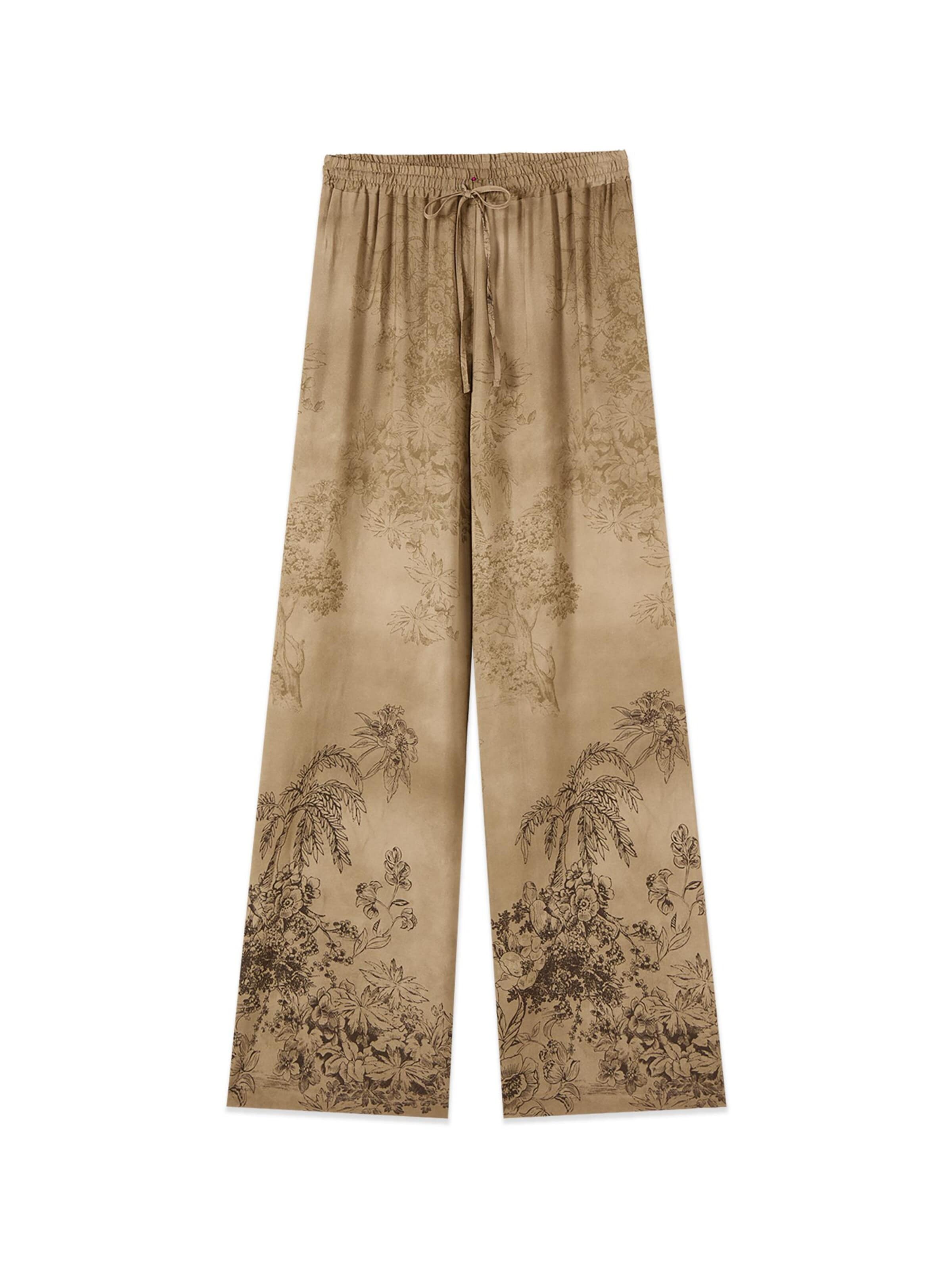 oltre Baggy Broek in Bruin: voorkant