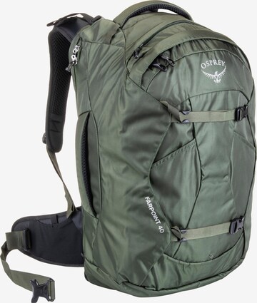 Osprey Sports Backpack 'Farpoint 40' in Green: front