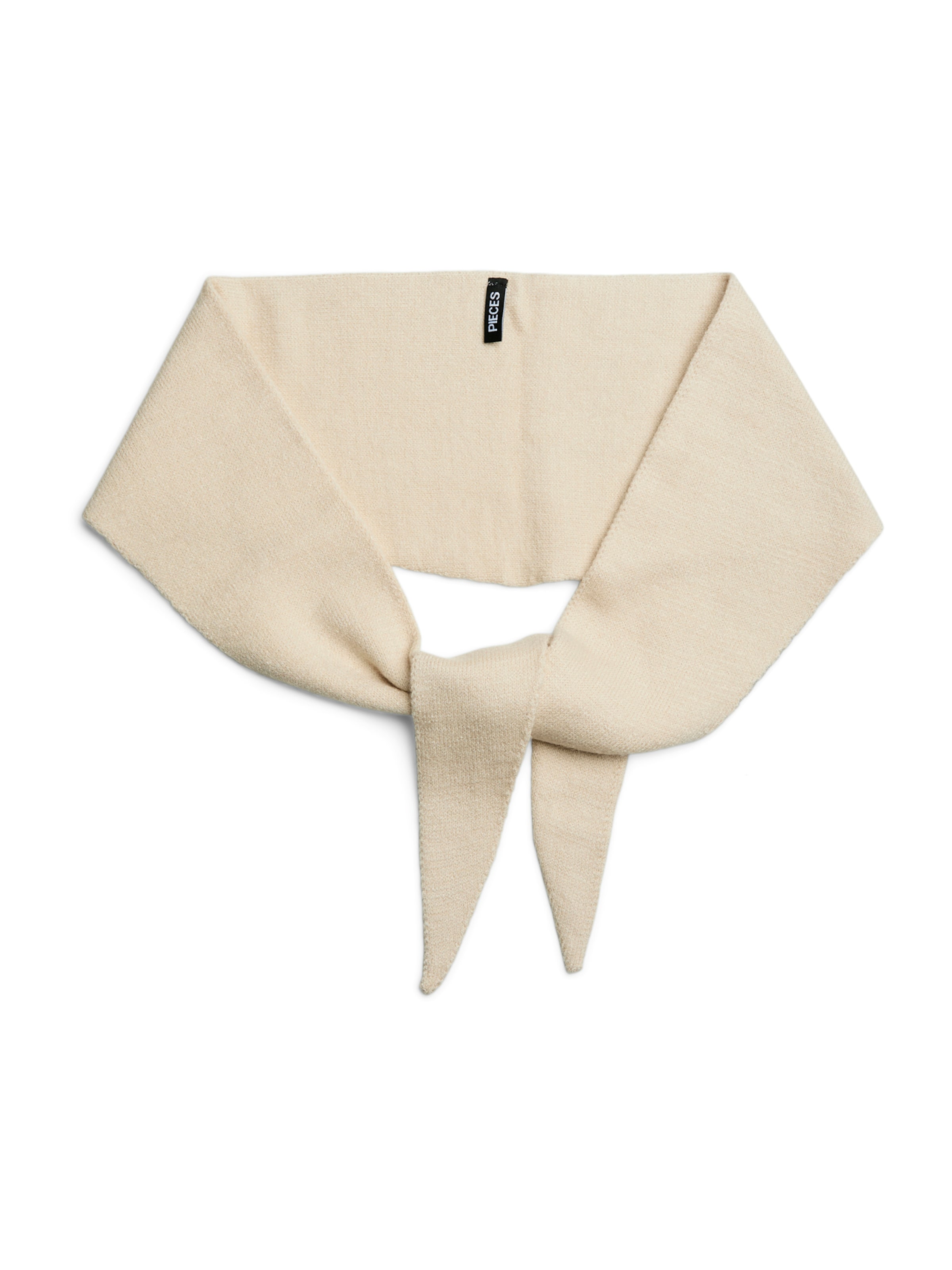 PIECES Schal 'PCKOMMA' in Weiß: Vorderseite