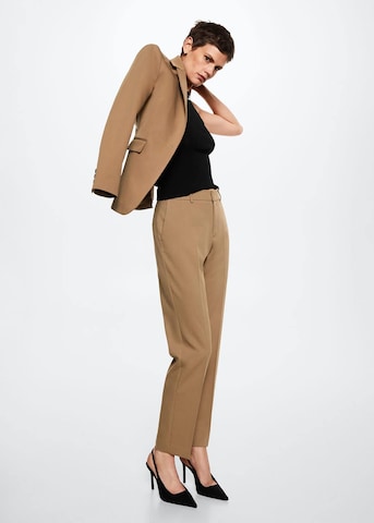 MANGO Blazer 'Boreal' in Brown