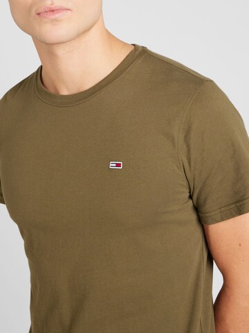 Tommy Jeans - Camiseta en verde