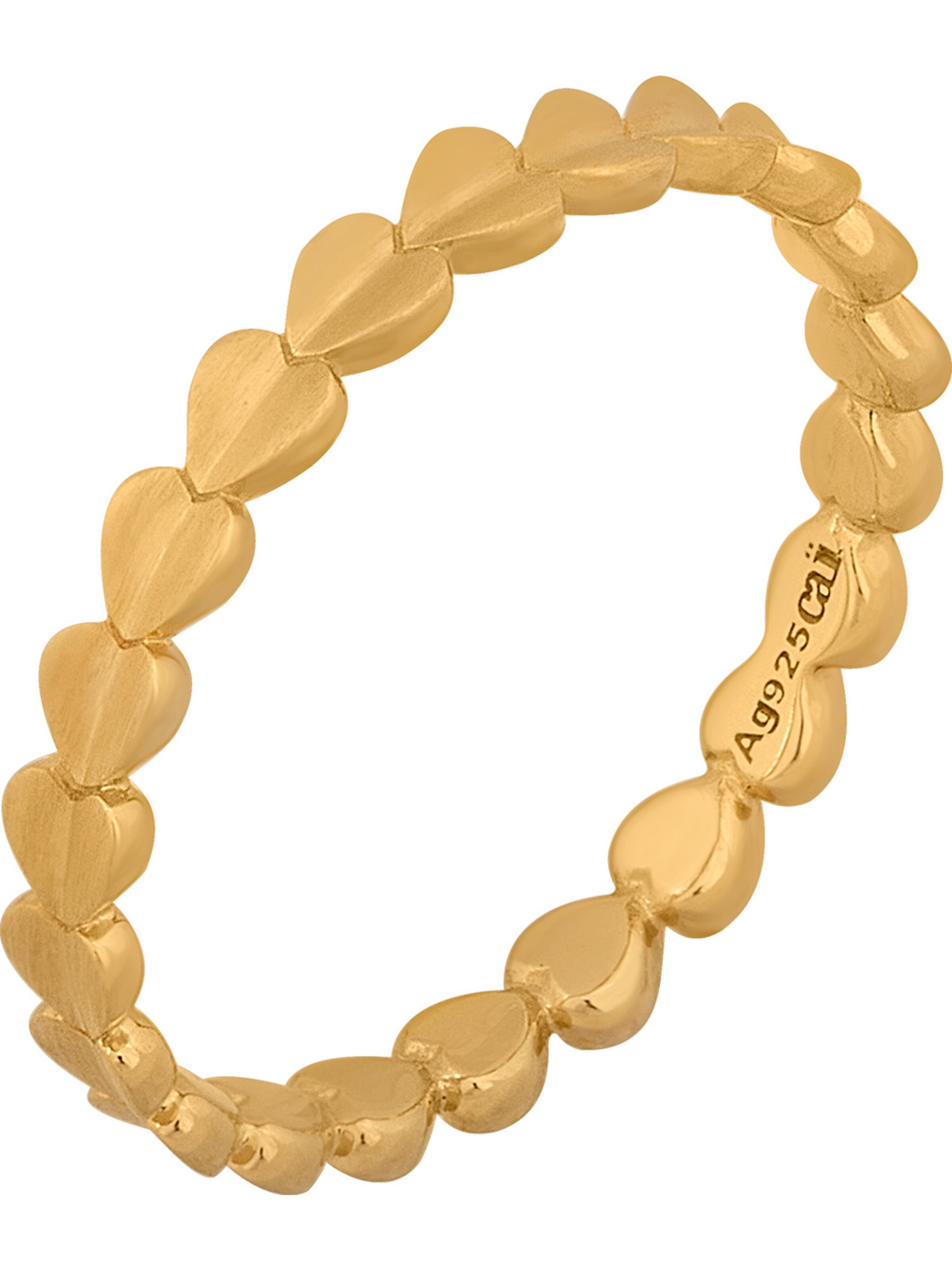 Jacques Lemans Ring in Gold: Vorderseite