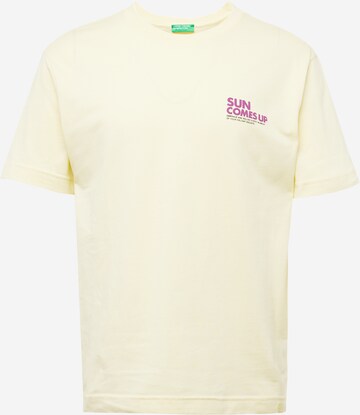 UNITED COLORS OF BENETTON Shirt in Yellow: front