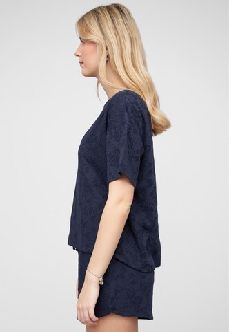 T-shirt 'VIBlomst' VILA en bleu