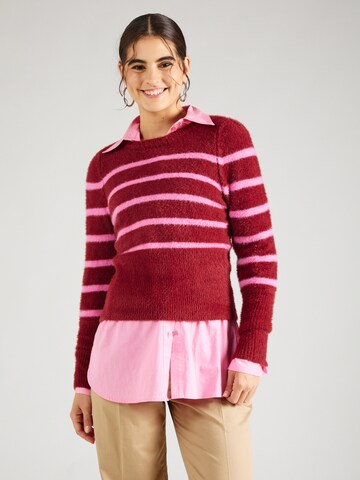 ONLY Pullover 'ONLPIUMO' in Rot: Vorderseite