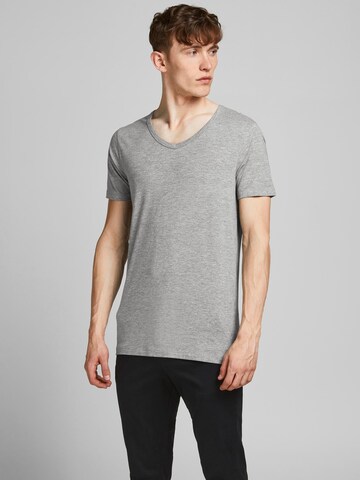 JACK & JONES Shirt in Grey: front