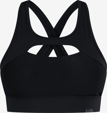 Bustier Soutien-gorge de sport 'Fastlane' Smilodox en noir : devant