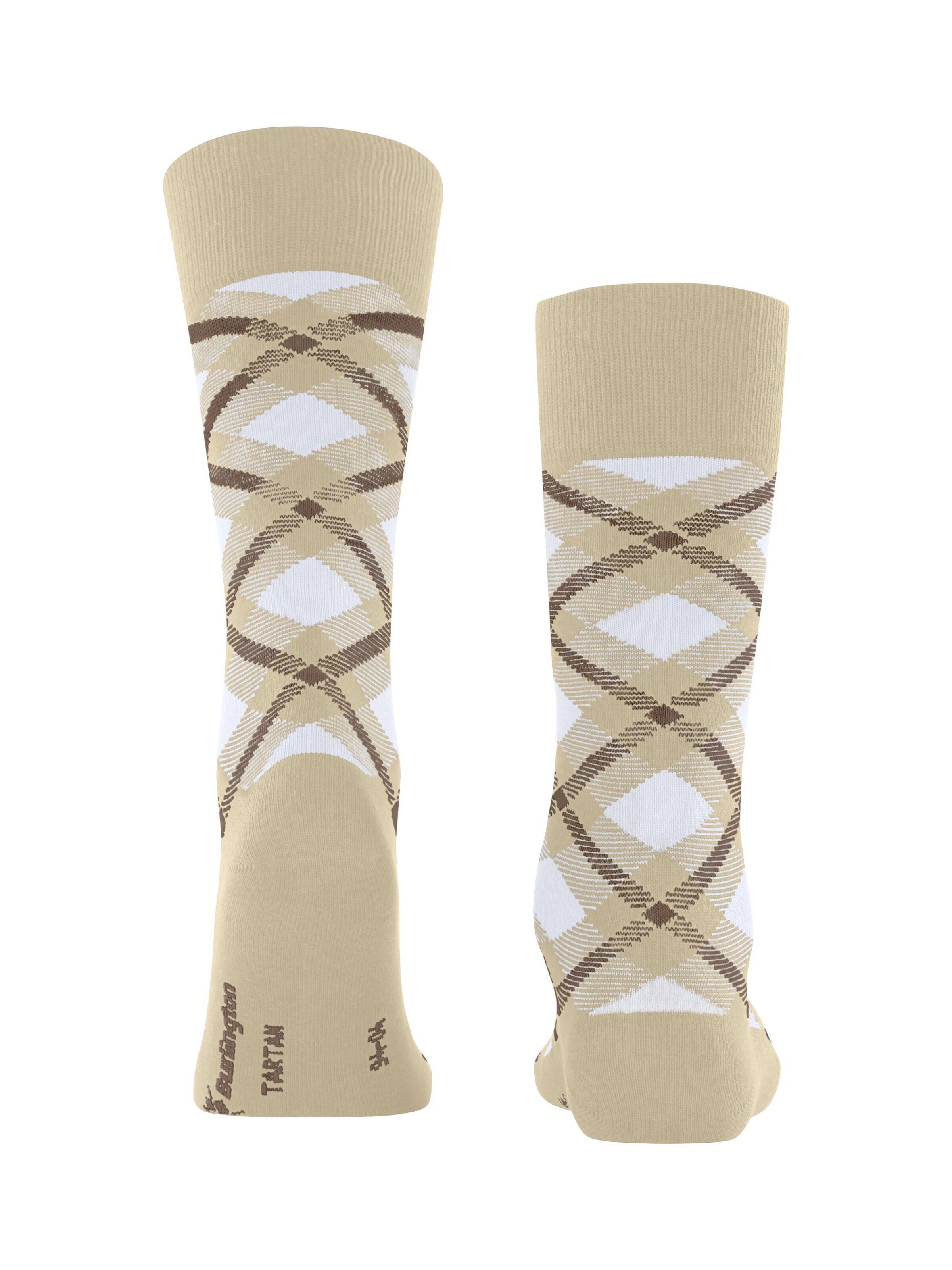 BURLINGTON Socken 'Tartan'‌ in Beige