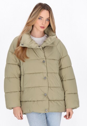 Veste d’hiver DreiMaster Maritim en vert : devant