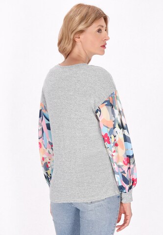 Usha - Pullover 'Fashion Look' em cinzento