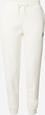 CONVERSE Tapered Broek in Beige: voorkant