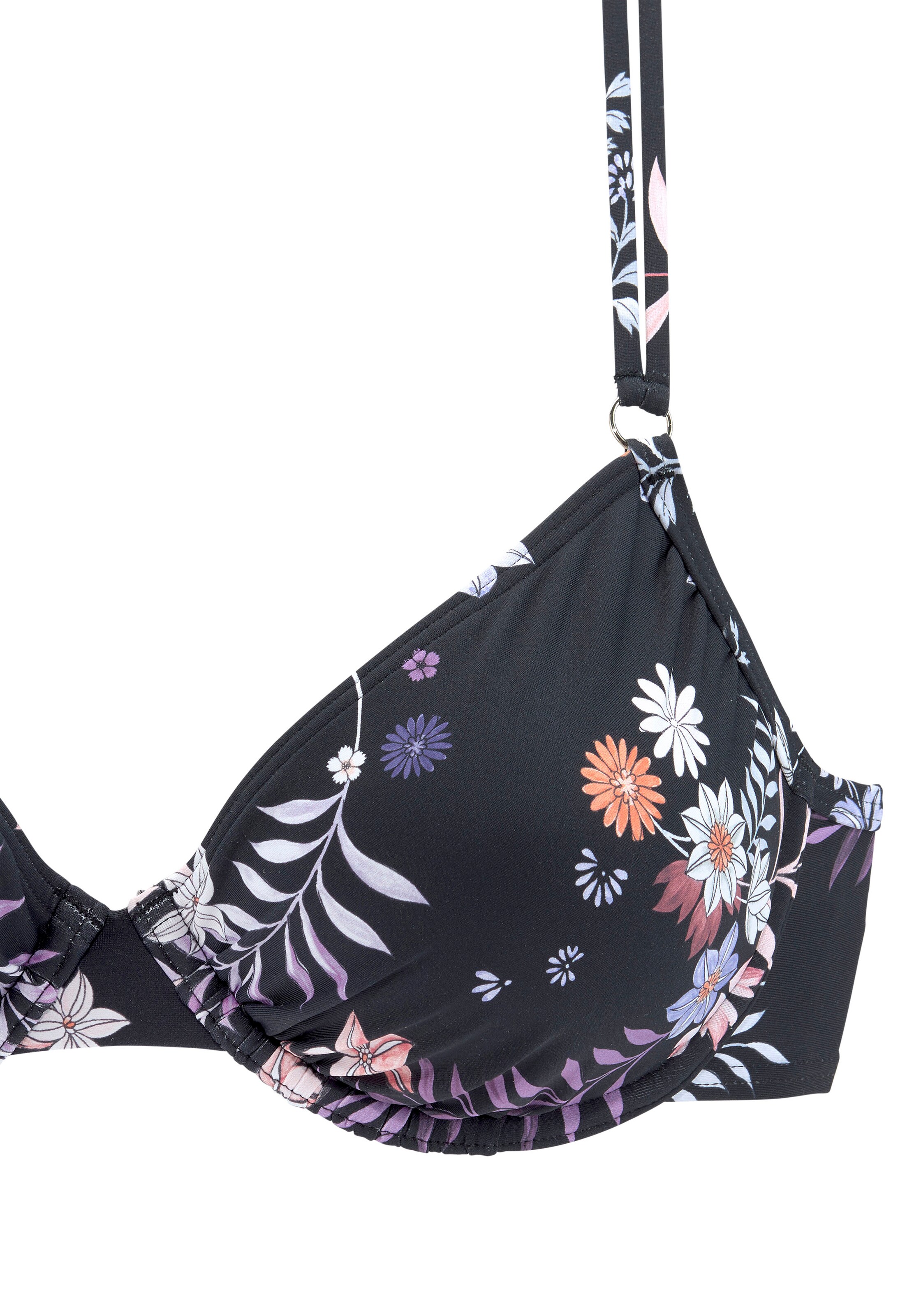 SUNSEEKER - Bustier Top de bikini en negro