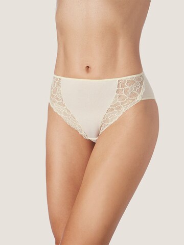 zd ZERO DEFECTS Panty 'Naroa soy fiber high waist panty' in Weiß: Vorderseite