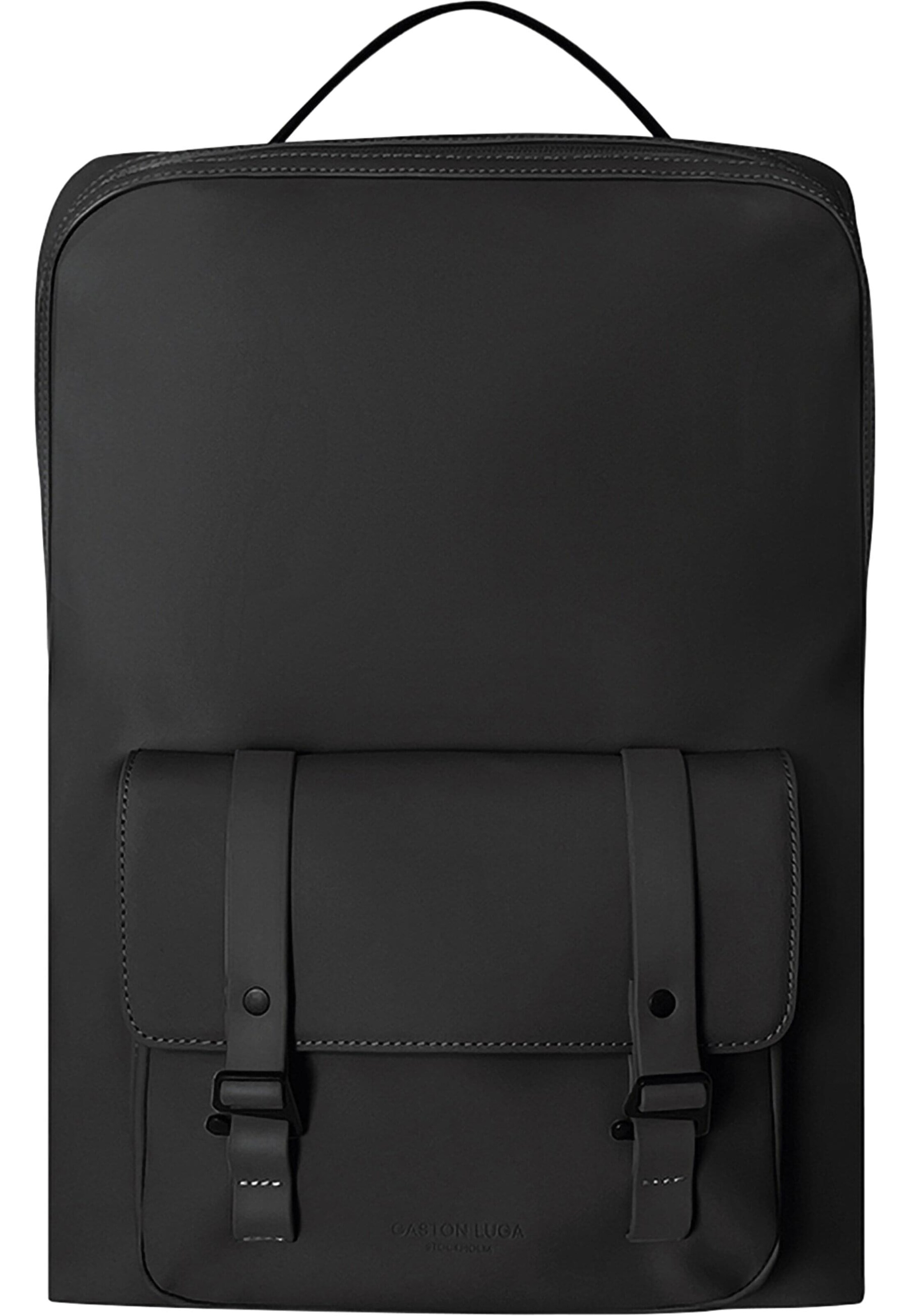 Sac à dos Gaston Luga en noir : devant