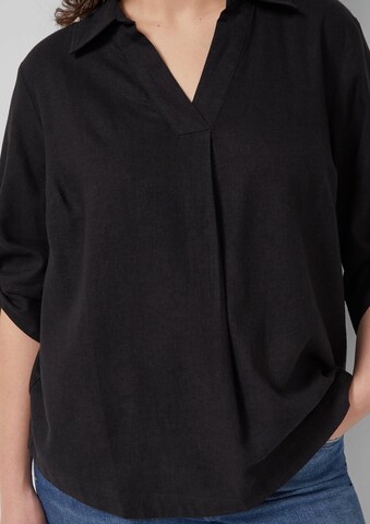 s.Oliver Blouse in Zwart