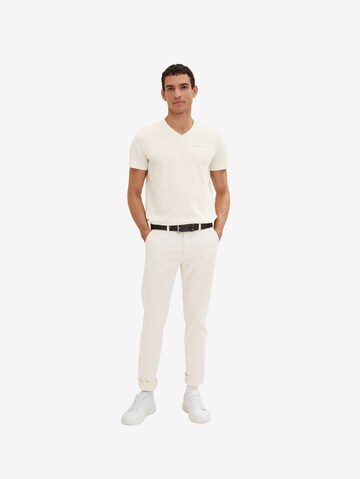 Regular Pantalon chino TOM TAILOR en beige