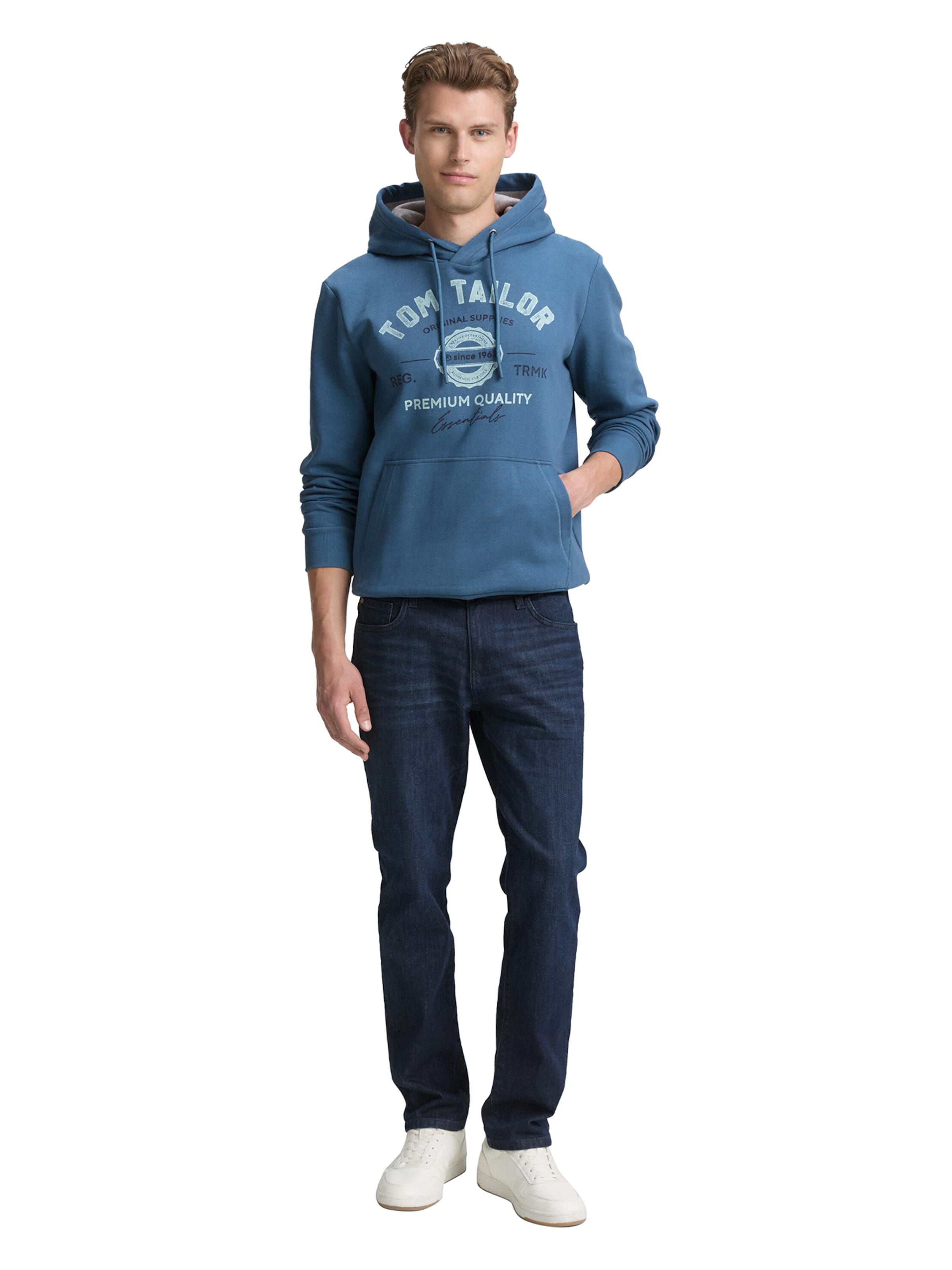 TOM TAILOR Sweatshirt in Blue