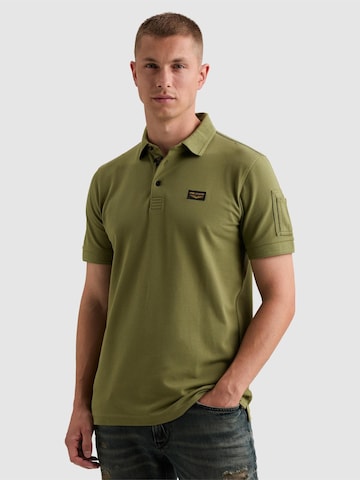 PME Legend Bluser & t-shirts 'American Classic polo shirt with flight pocket' i grøn: forside